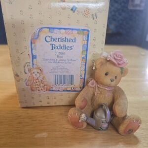 Cherished Teddies ROSE EVERYTHING'S COMING UP ROSES" 1996 *NIB #202886